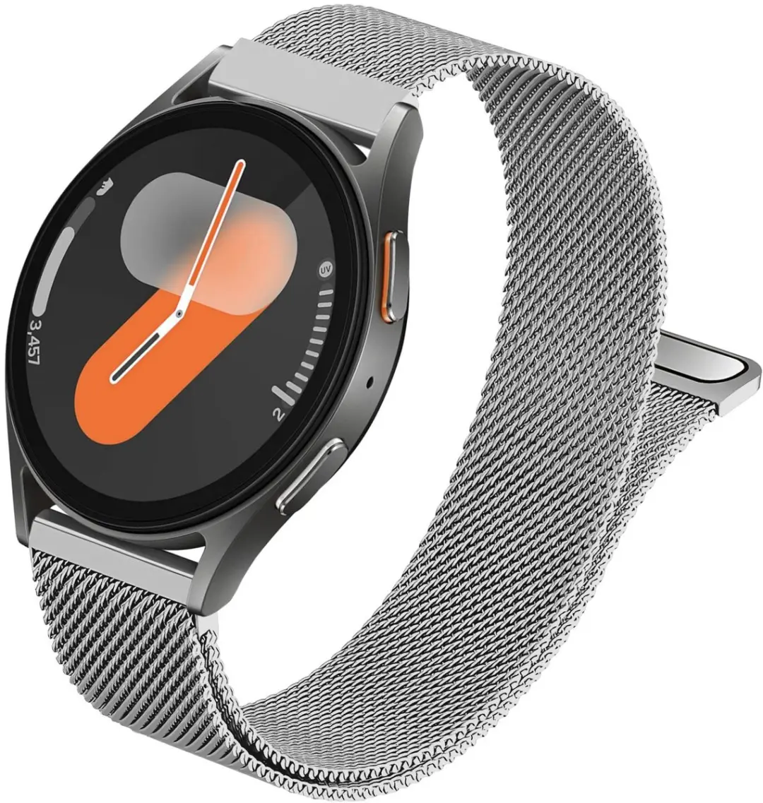 Selected SBG Universeel 20mm Horlogebandje - Zilver