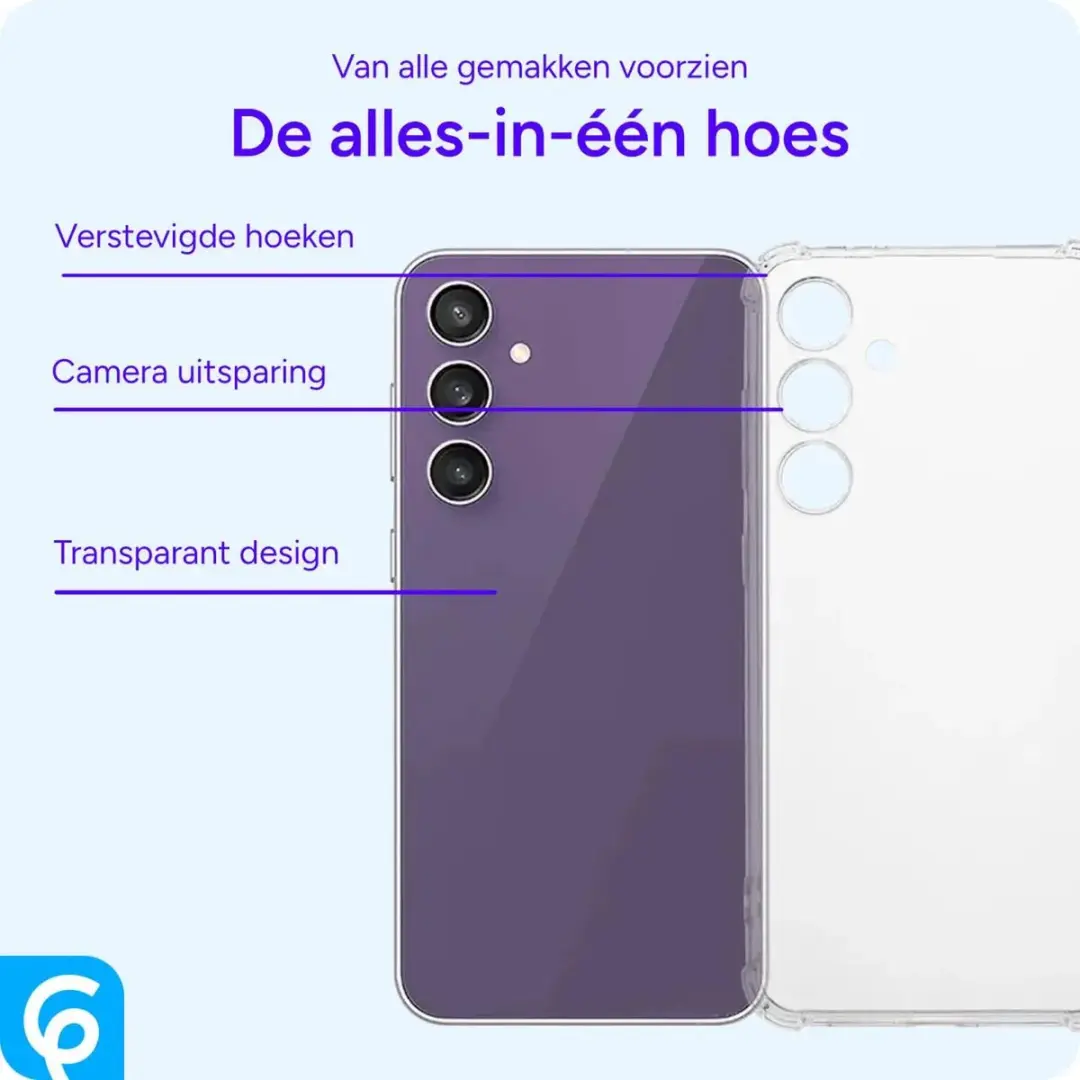 Selected Transparant Hoesje Samsung Galaxy S24 FE - Schokbestendig