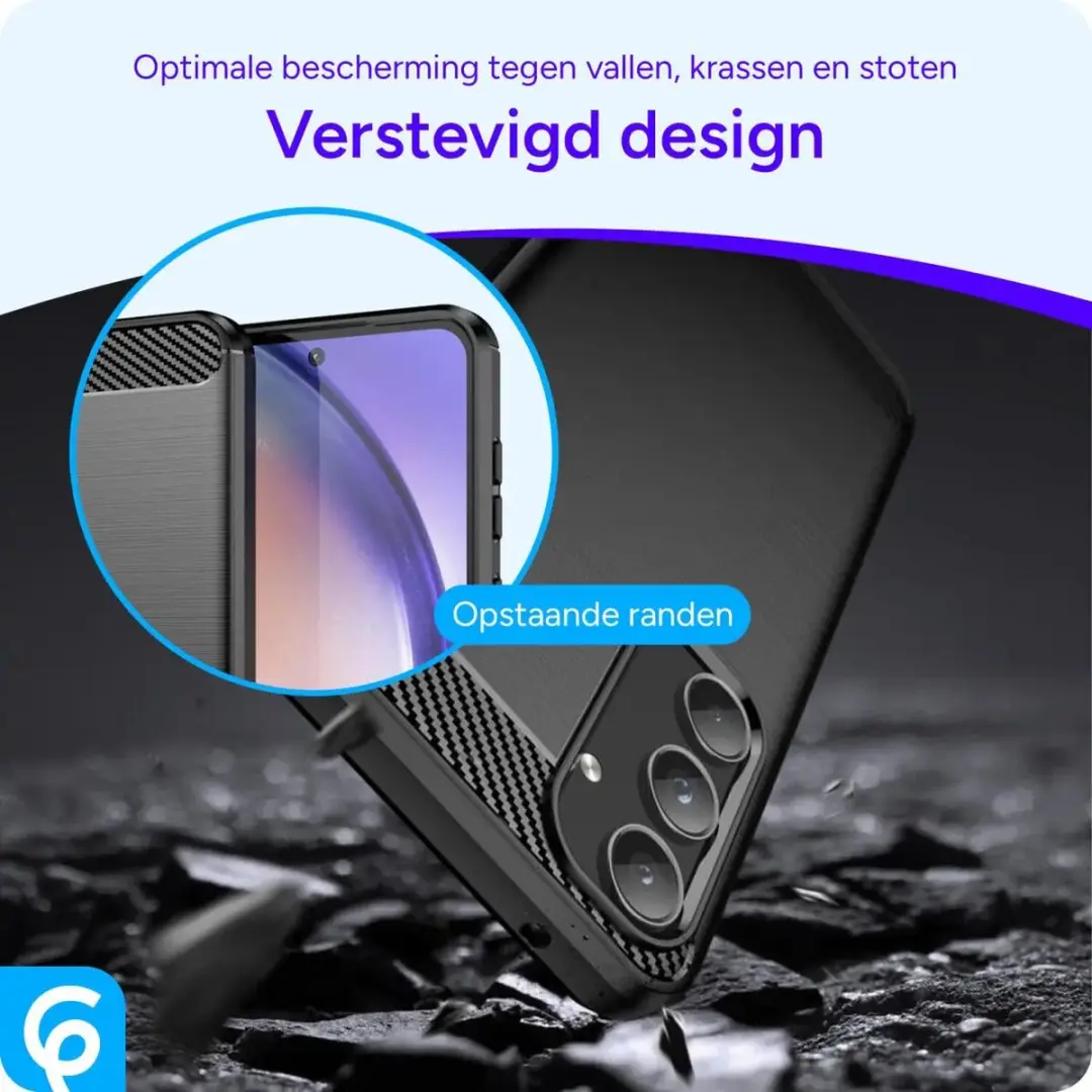 Selected TPU Hoesje Samsung Galaxy A55 - Zwart