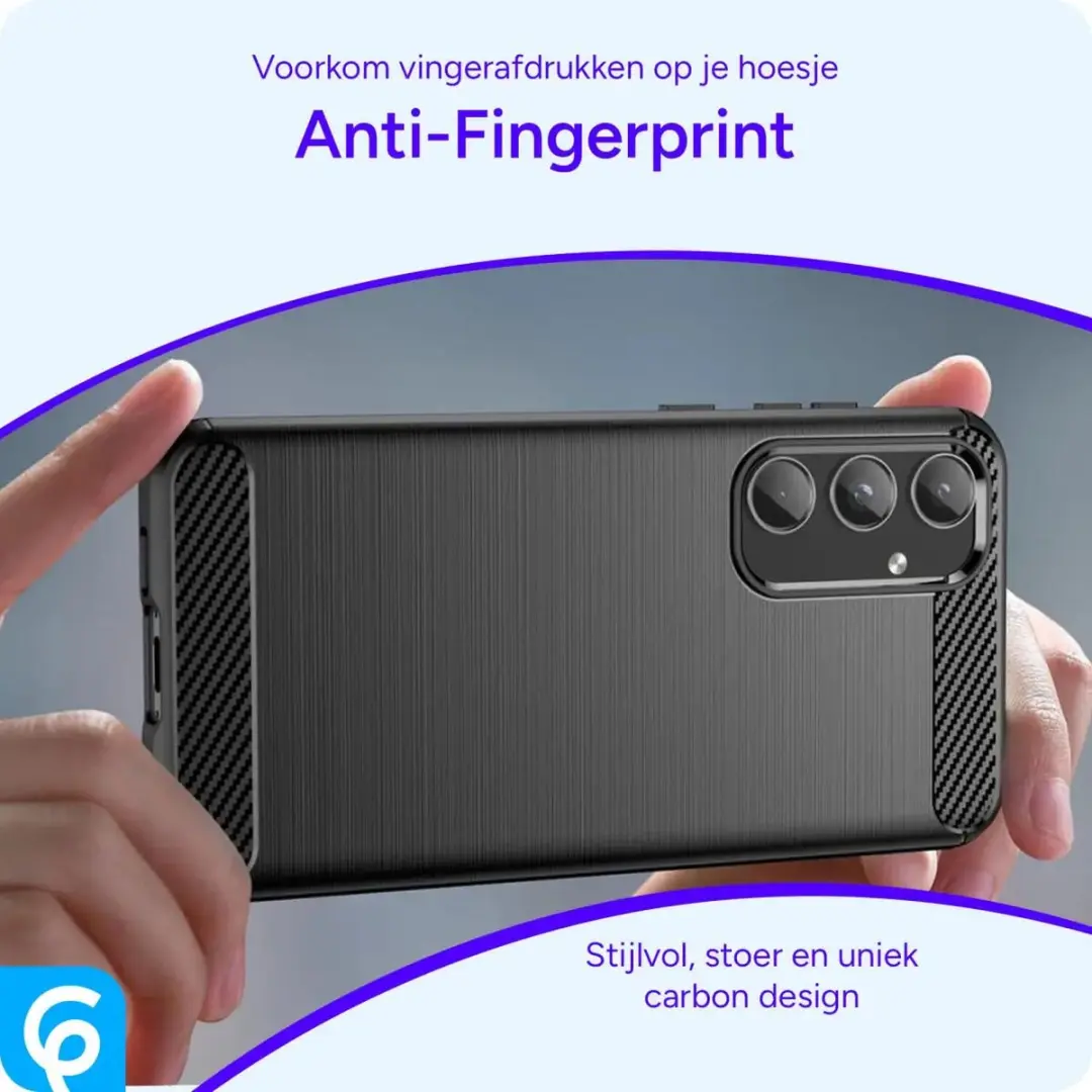 Selected TPU Hoesje Samsung Galaxy A55 - Zwart