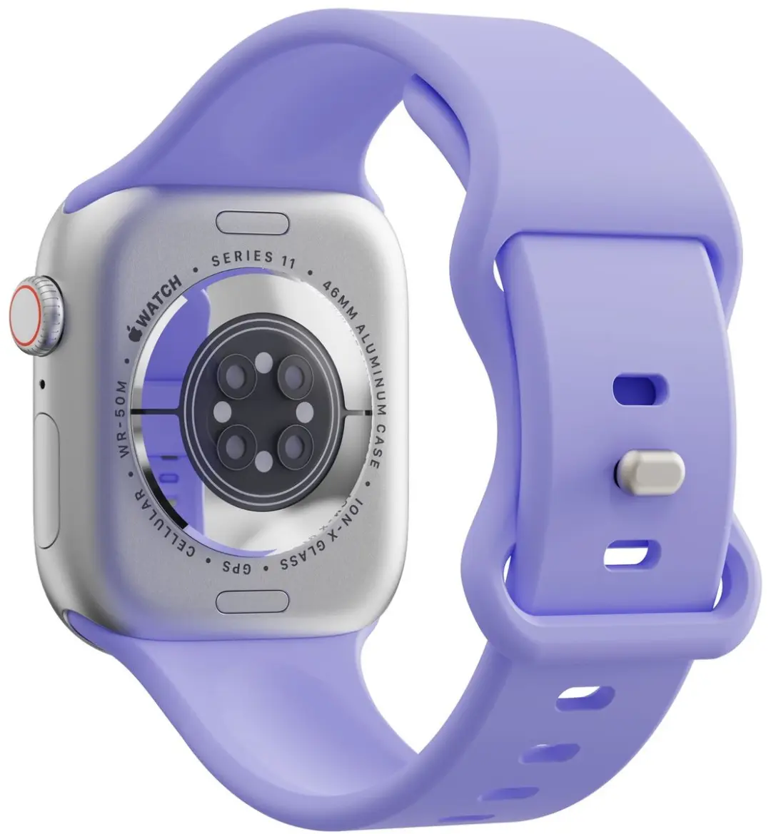 Selected SBG Siliconen Horlogeband Apple Watch SE 40mm - Paars