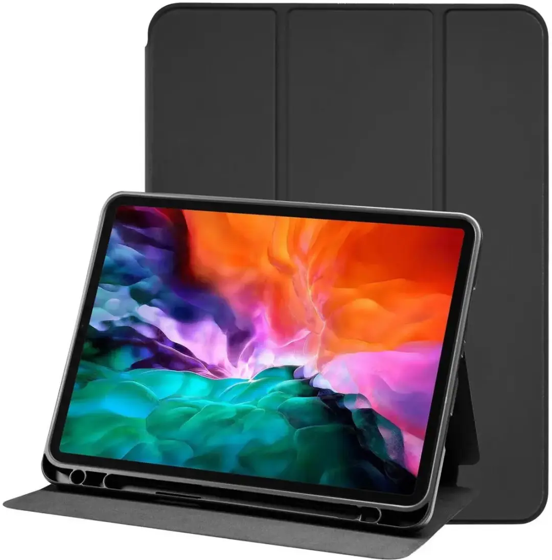 Selected by GSMpunt.nl Tablethoes iPad Pro 12.9 Tri-Fold - Kunstleer Zwart