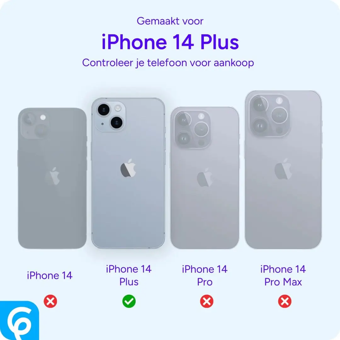 Selected by GSMpunt Transparant TPU Hoesje iPhone 14 Plus