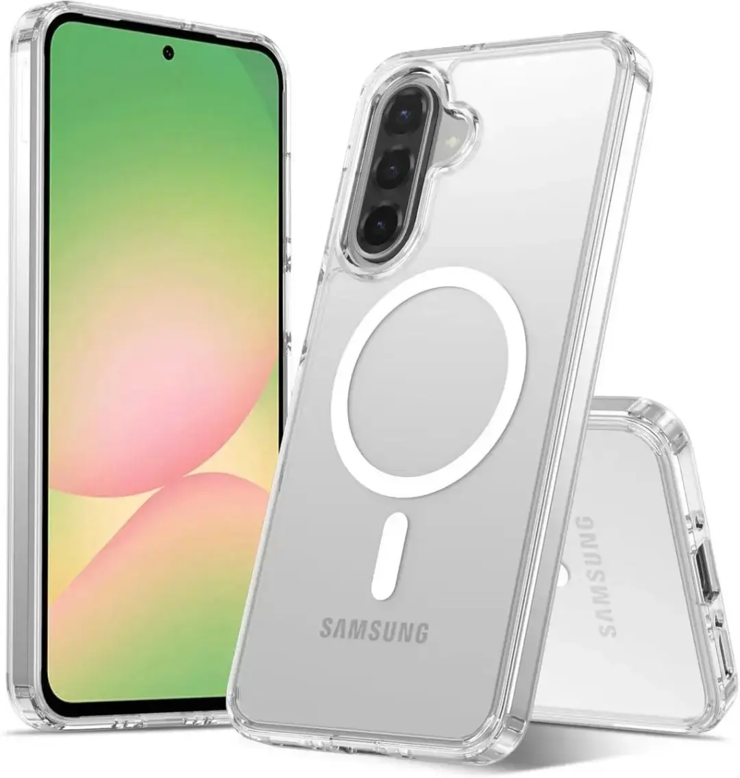 Selected Hoesje Samsung Galaxy A56 MagSafe Transparant