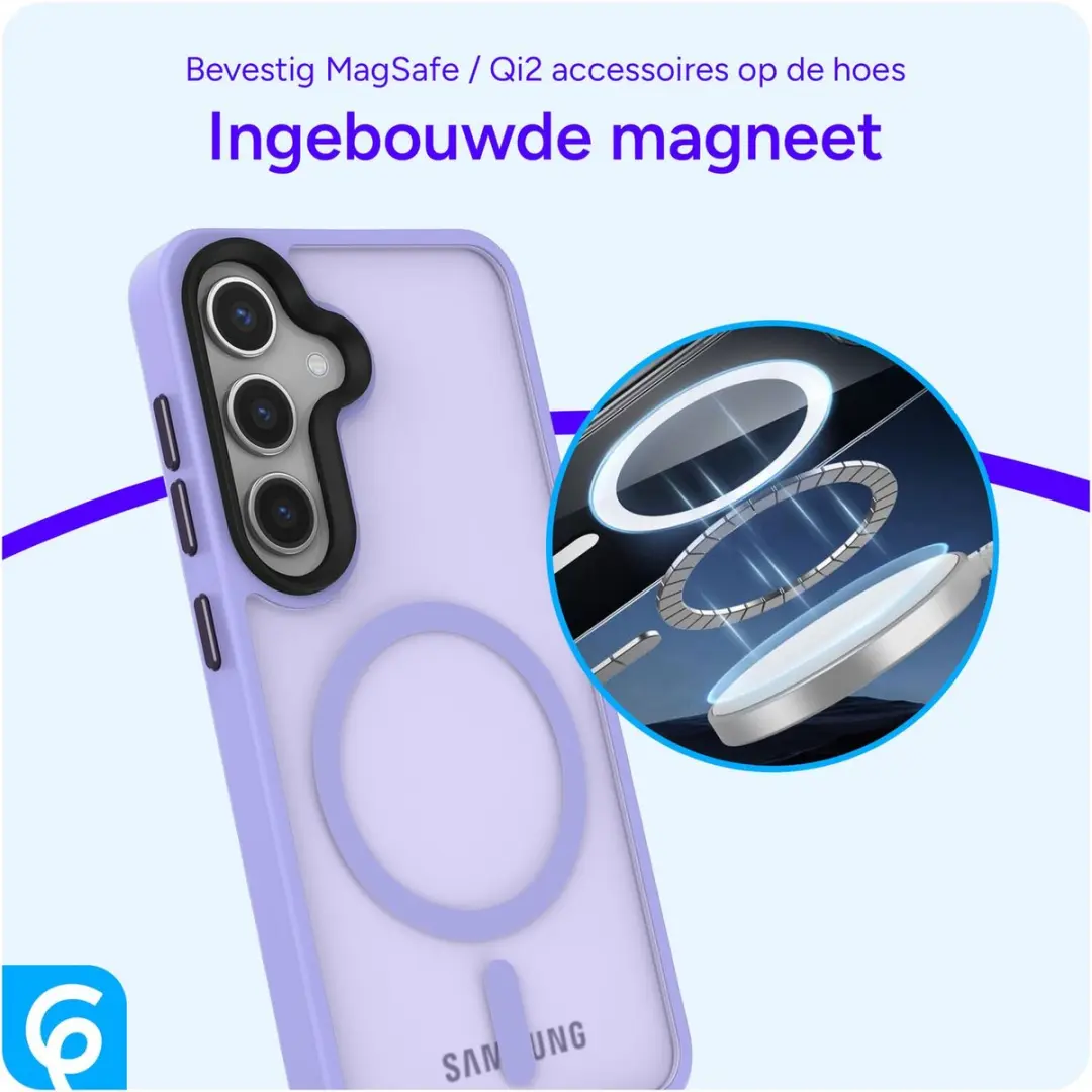 Selected Hoesje Samsung Galaxy S25 MagSafe Mat - Violet