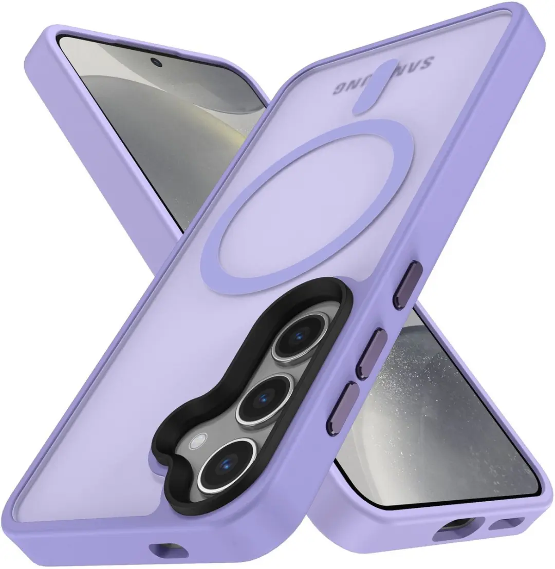 Selected Hoesje Samsung Galaxy S25 MagSafe Mat - Violet