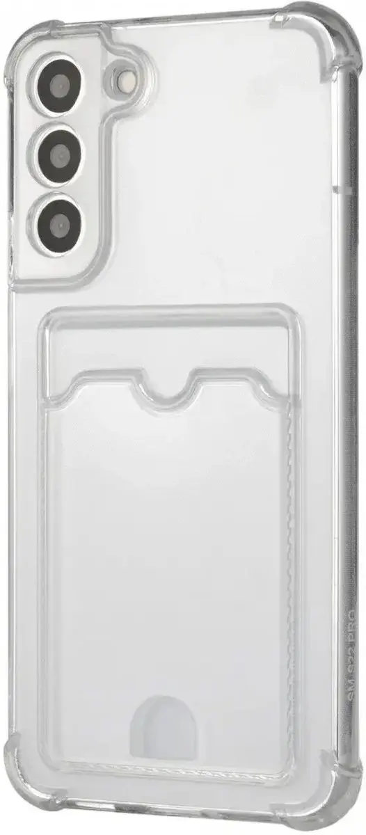 Selected Transparant TPU Hoesje Samsung Galaxy S23 FE - 1 Pasjeshouder