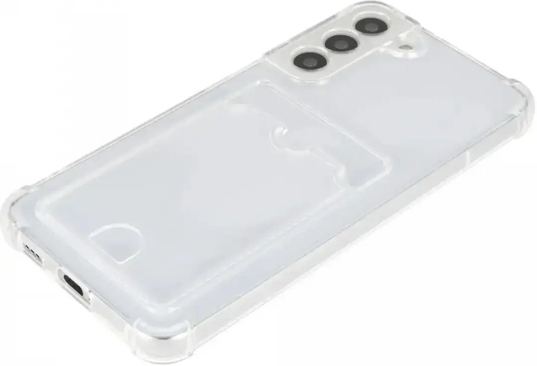 Selected Transparant TPU Hoesje Samsung Galaxy S23 FE - 1 Pasjeshouder