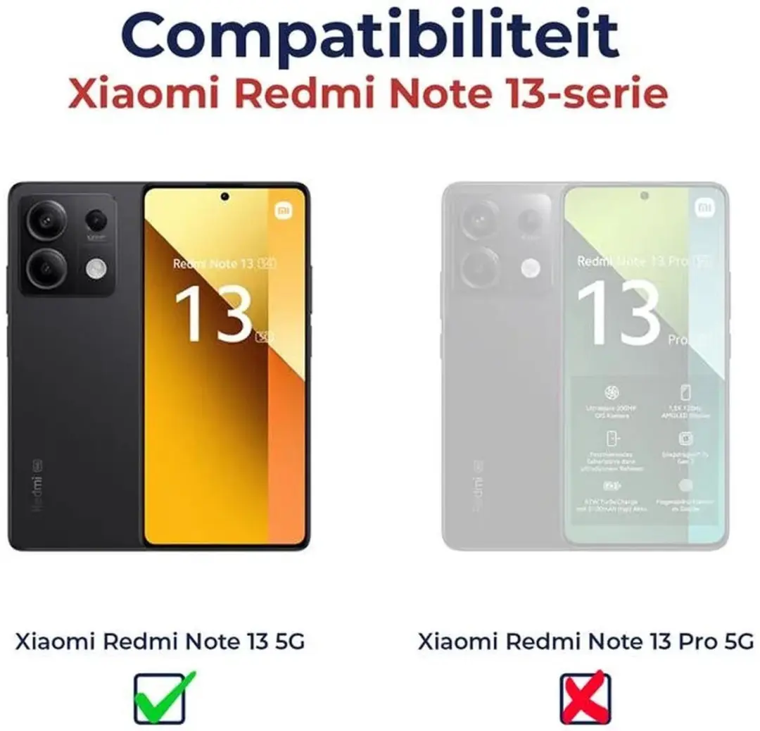 Selected Schokbestendig Hoesje Xiaomi Redmi Note 13 5G - Transparant