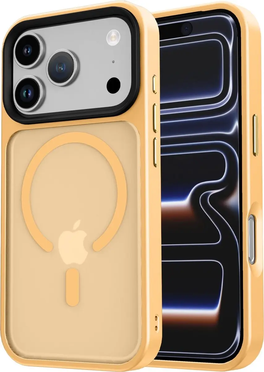 Selected by GSMpunt.nl iPhone 17 Pro Hoesje - Matte Oranje