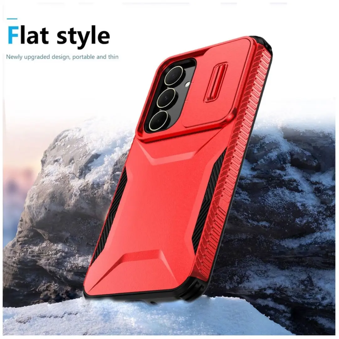 Selected Hoesje Samsung Galaxy A35 Camera Slider - Rood - afbeelding 6 van 6