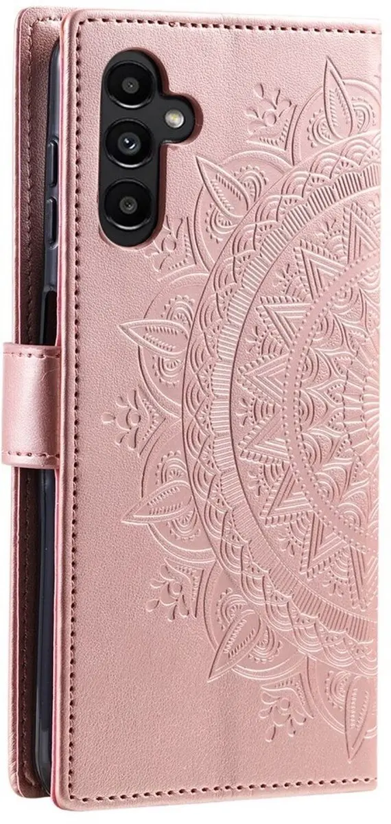 Selected Hoesje Samsung Galaxy A35 Mandala - Roze Goud - 3 Pasjes