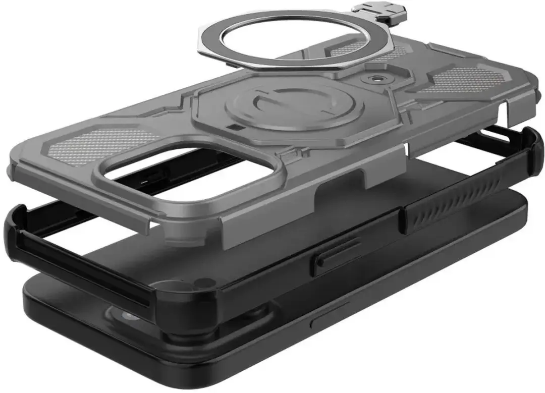 Selected by GSMpunt Apple iPhone 15 Pro Max Hoesje Grijs - MagSafe