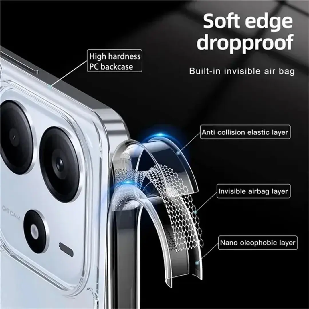 Selected Hoesje Xiaomi Redmi Note 14 4G MagSafe - Transparant