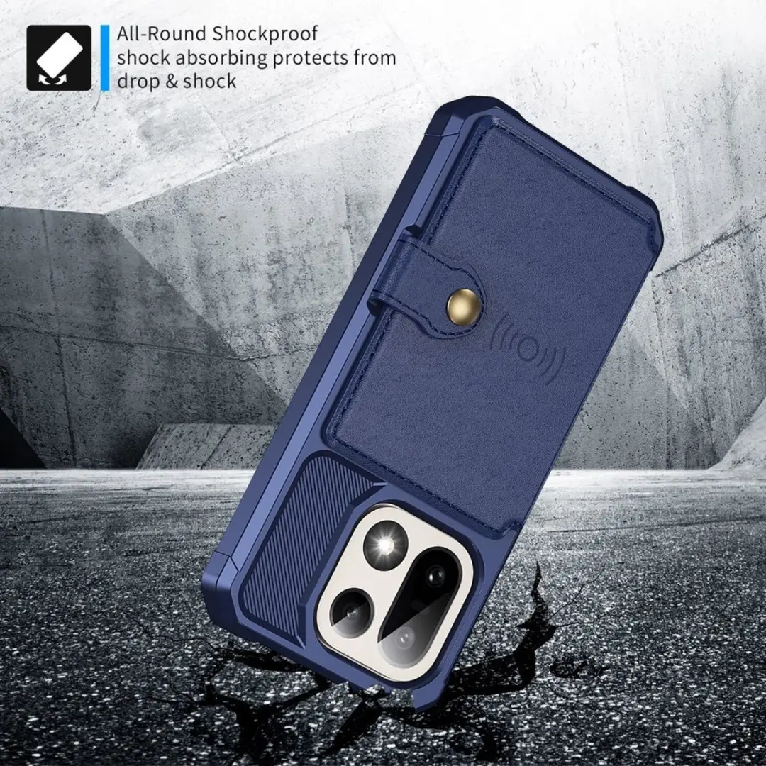 Selected Portemonnee Hoesje OnePlus 15 - 4 Pasjes - Blauw