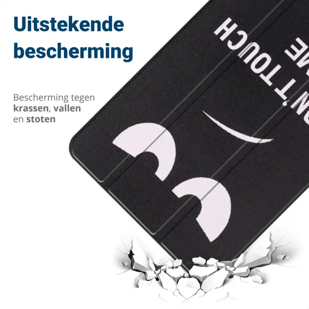 Selected by GSMpunt Apple iPad 10.2 Hoes - Tri-fold Kunstleder - Zwart