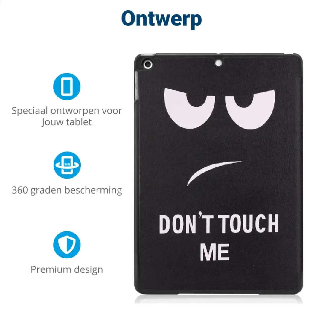 Selected by GSMpunt Apple iPad 10.2 Hoes - Tri-fold Kunstleder - Zwart