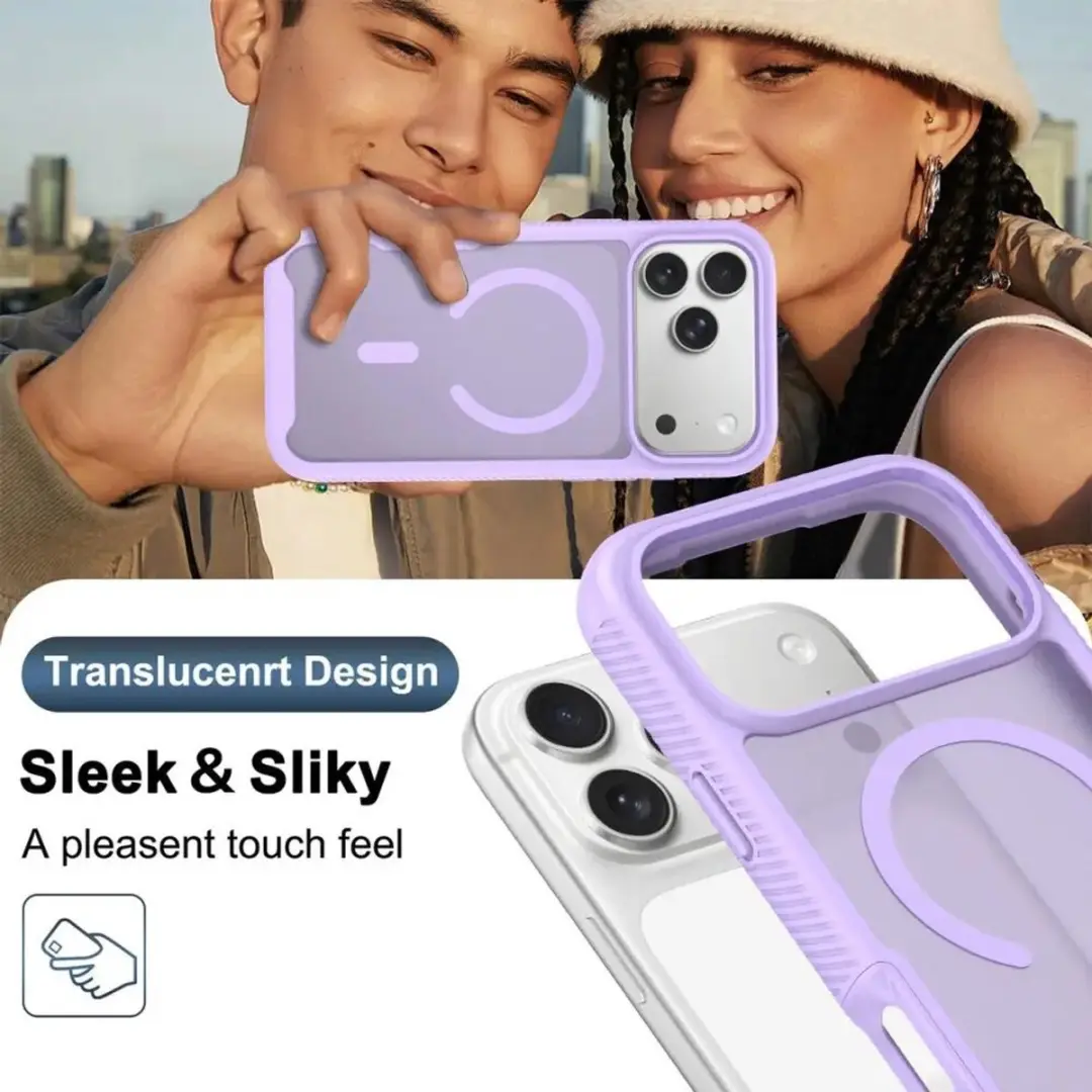 Selected Hoesje iPhone 17 Pro Max Matte Paars - MagSafe