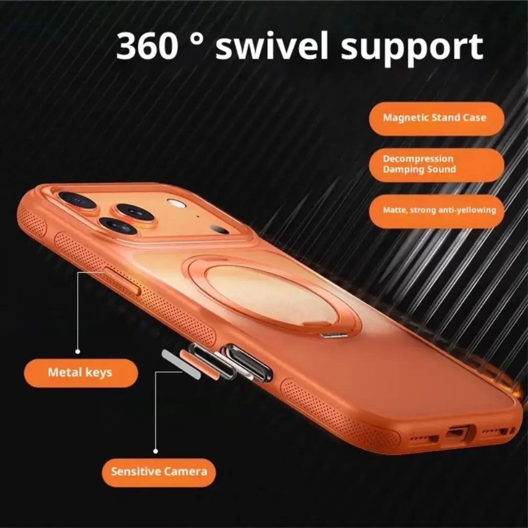 Selected Premium Hoesje Apple iPhone 17 Pro MagSafe - Oranje - afbeelding 6 van 6