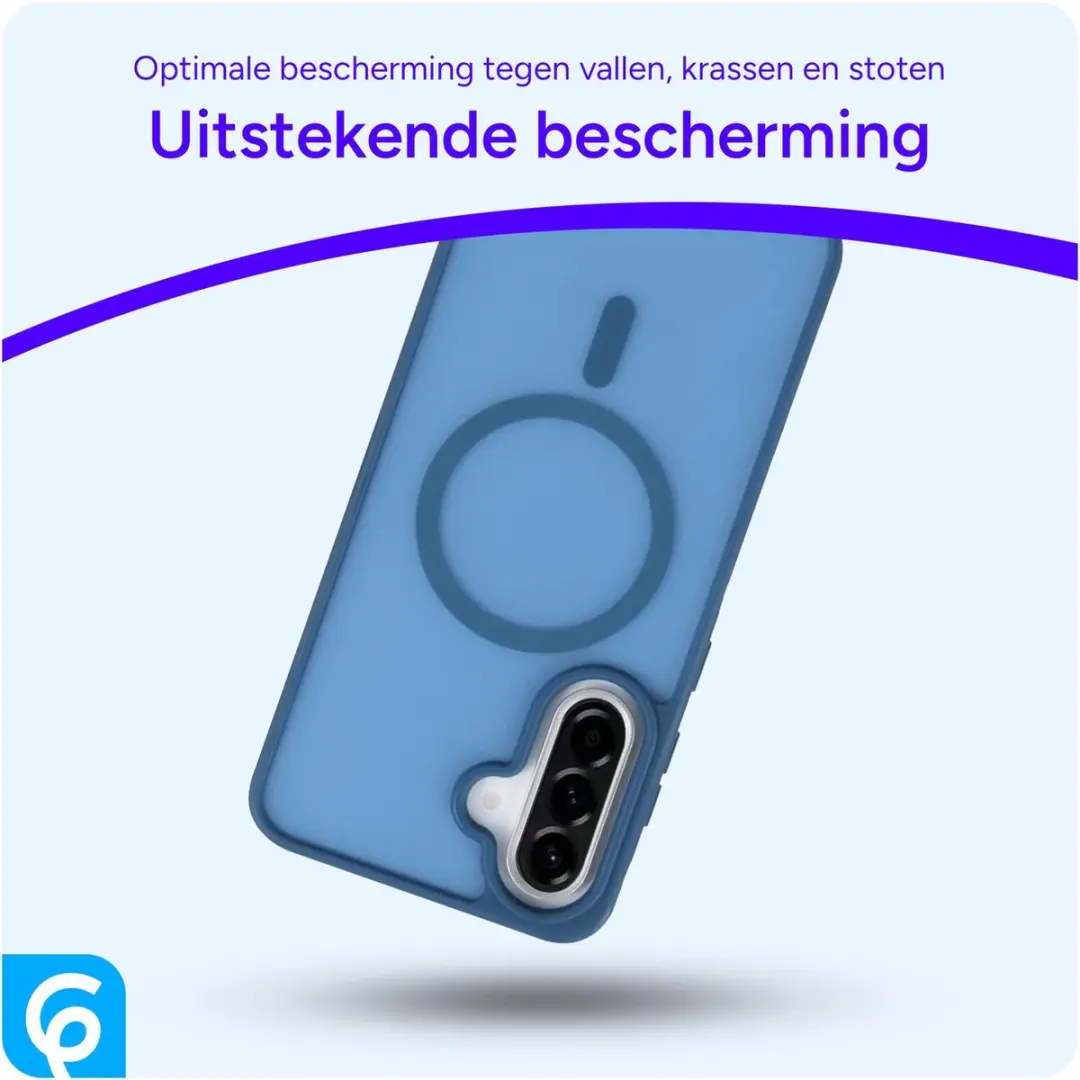 Selected Hoesje Samsung Galaxy A56 MagSafe Mat - Blauw