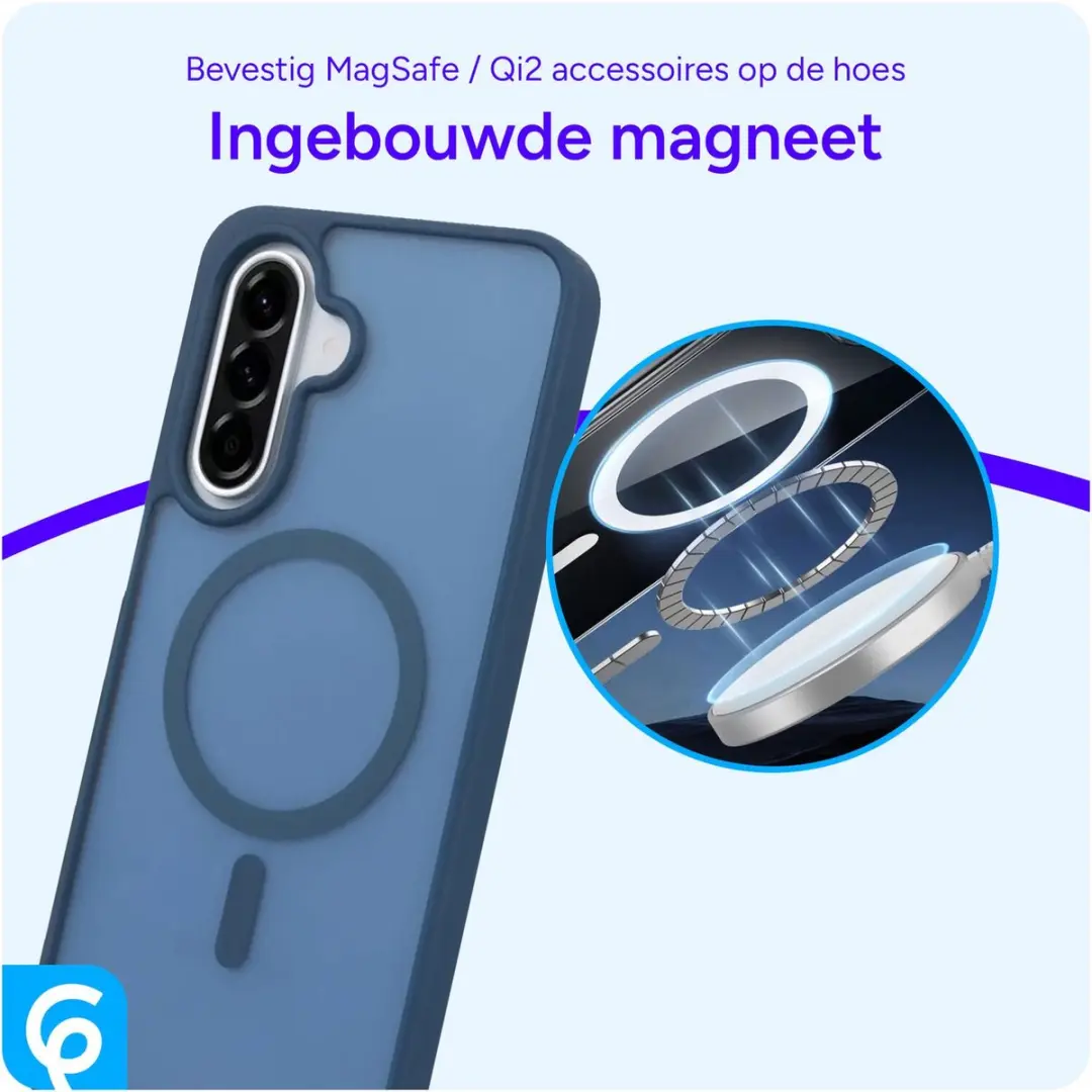 Selected Hoesje Samsung Galaxy A56 MagSafe Mat - Blauw - afbeelding 6 van 6