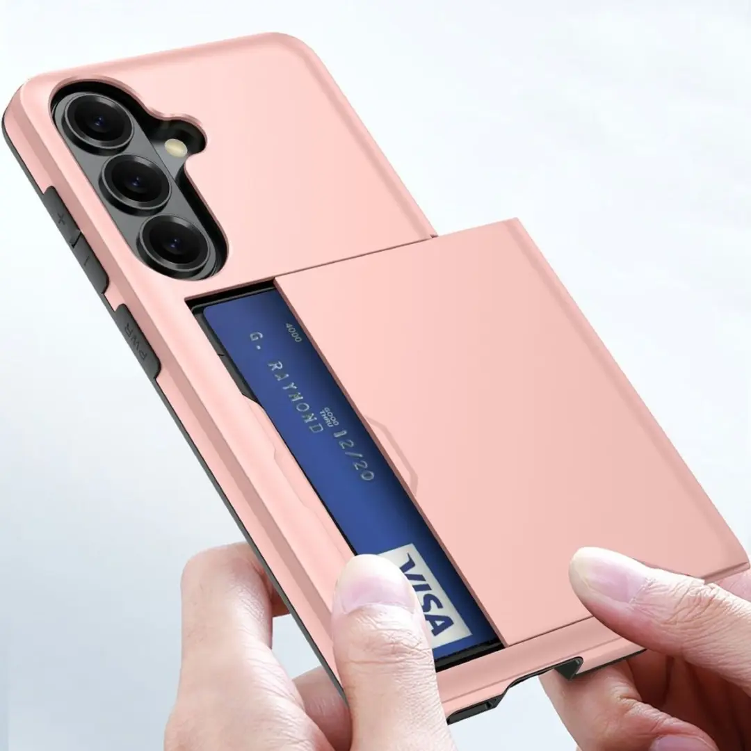 Selected Hoesje Samsung Galaxy A57 - Kaarthouder Blauw