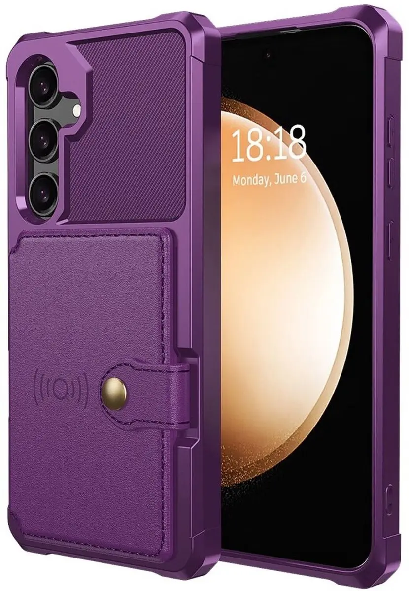 Selected Portemonnee Hoesje Samsung Galaxy S26 - 4 Pasjes - Paars