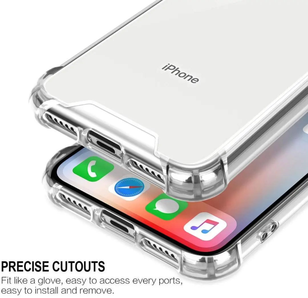 Selected Hoesje iPhone XS Schokbestendig Transparant - 8719246230073