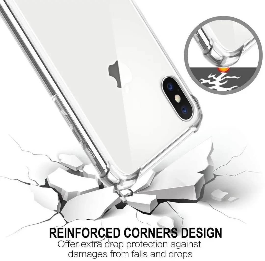 Selected Hoesje iPhone XS Schokbestendig Transparant - 8719246230073