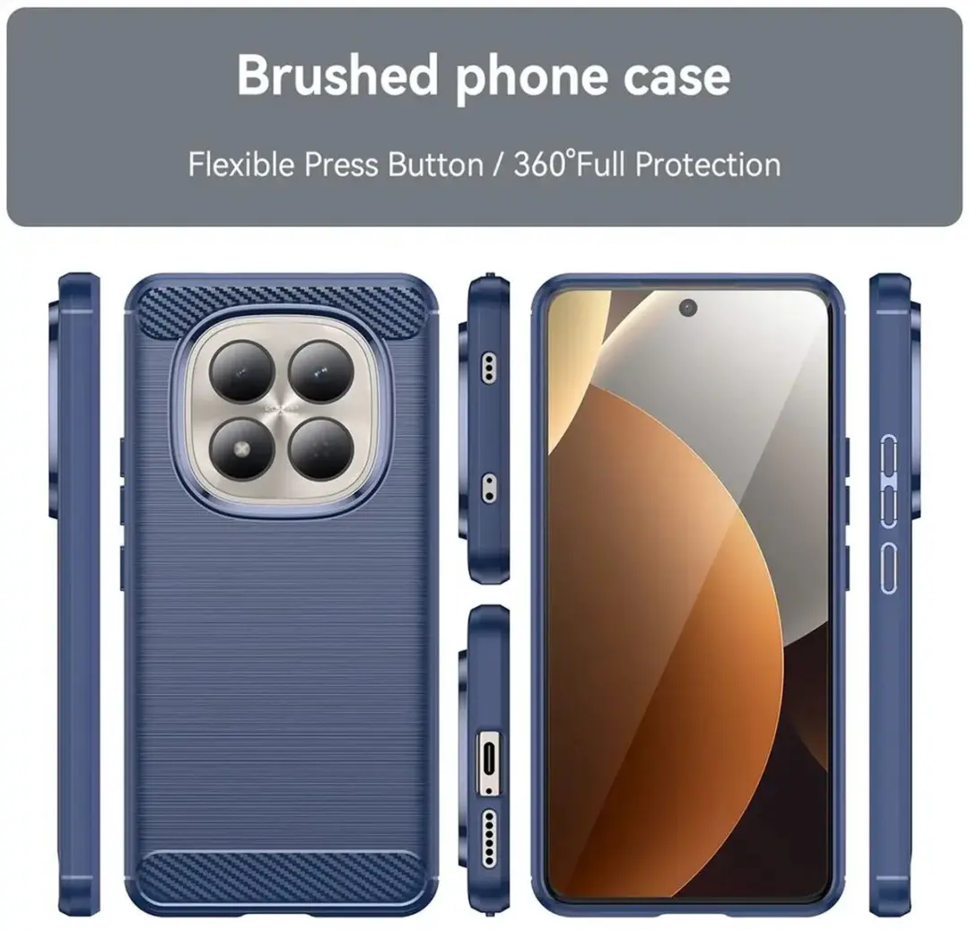 Selected TPU Hoesje Xiaomi Redmi Note 15 Pro 4G - Blauw