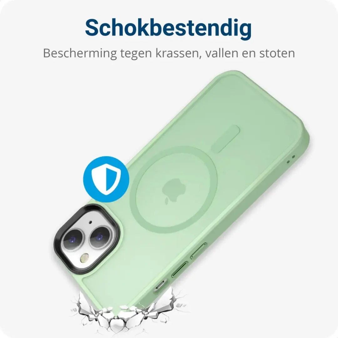 Selected Hoesje iPhone 14 MagSafe Groen