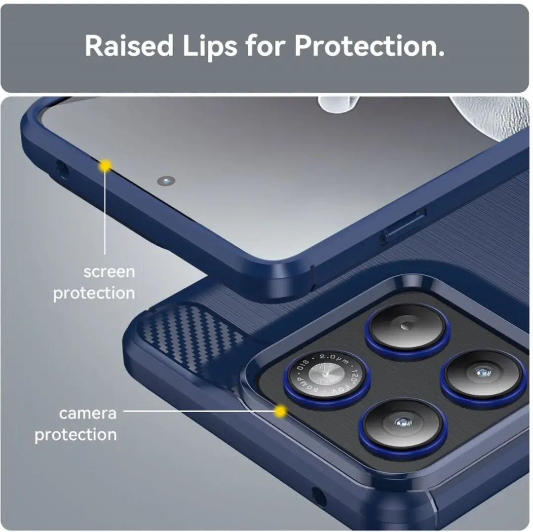 Selected TPU Hoesje Motorola Edge 70 - Blauw