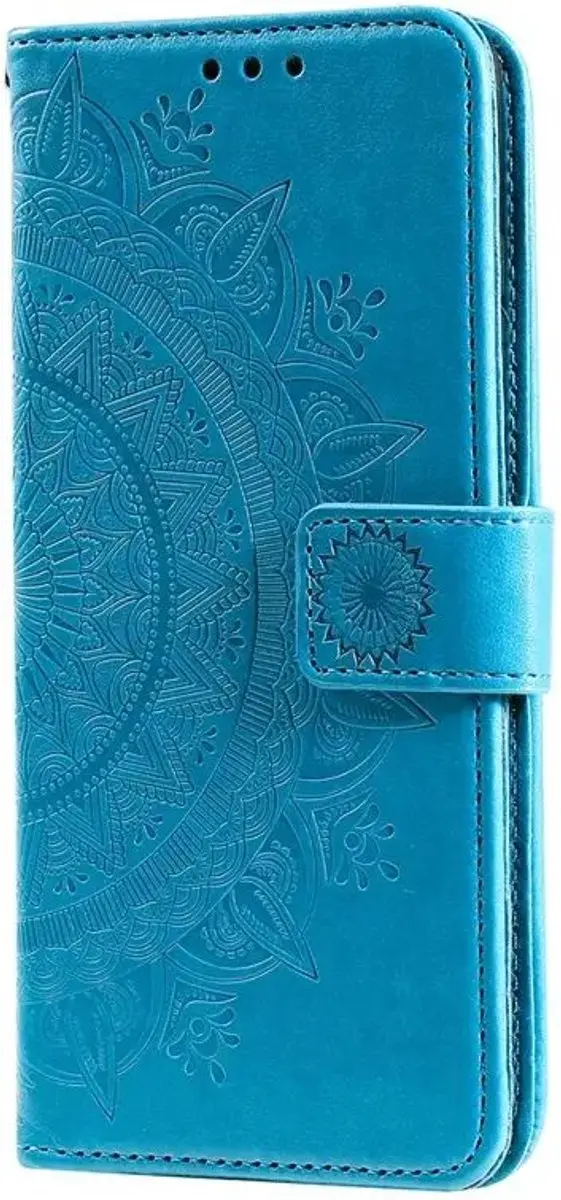 Selected Hoesje Oppo A53s 5G Mandala - Blauw - 3 Pasjes