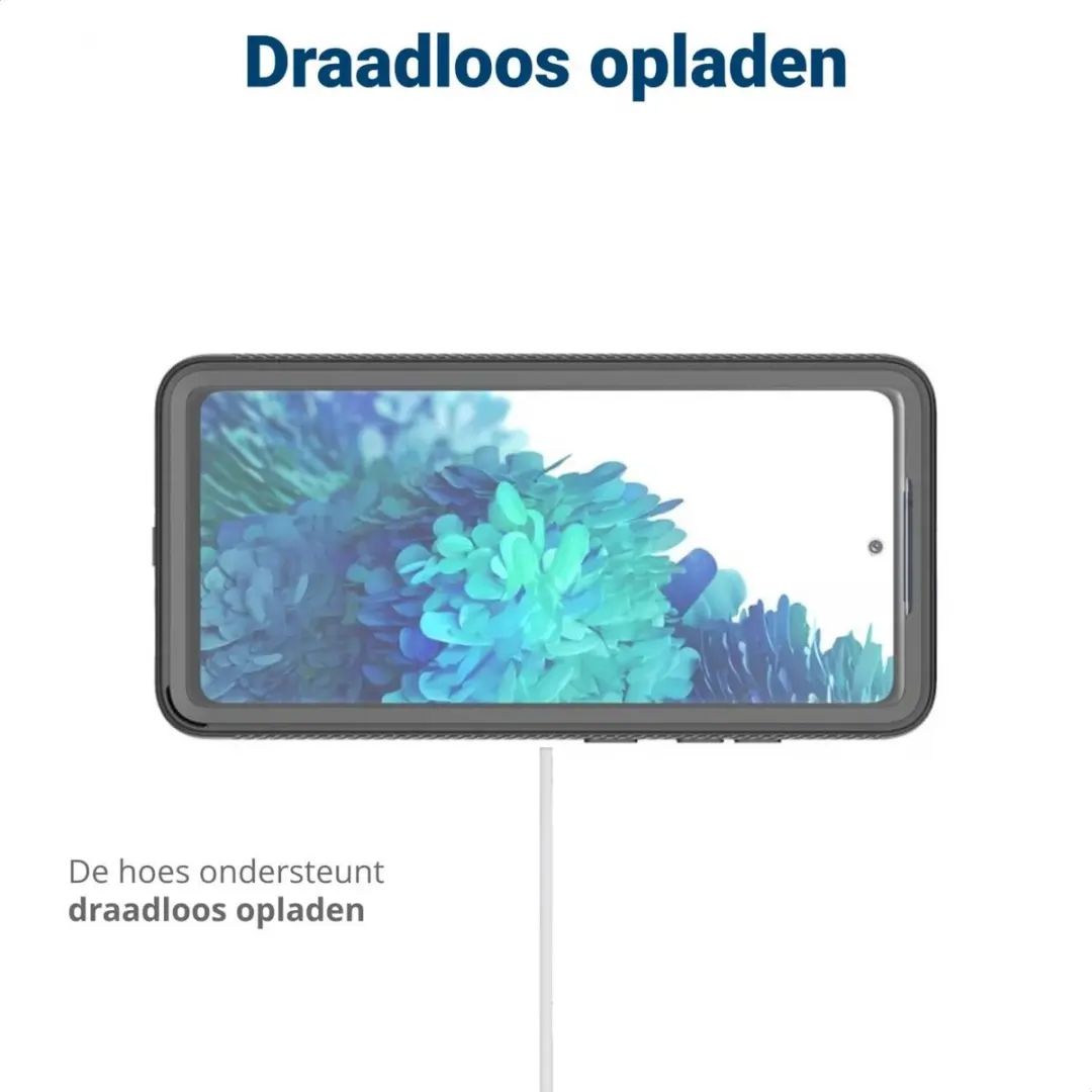 Selected Hoesje Samsung Galaxy S20 FE - Blauw - Full Protect
