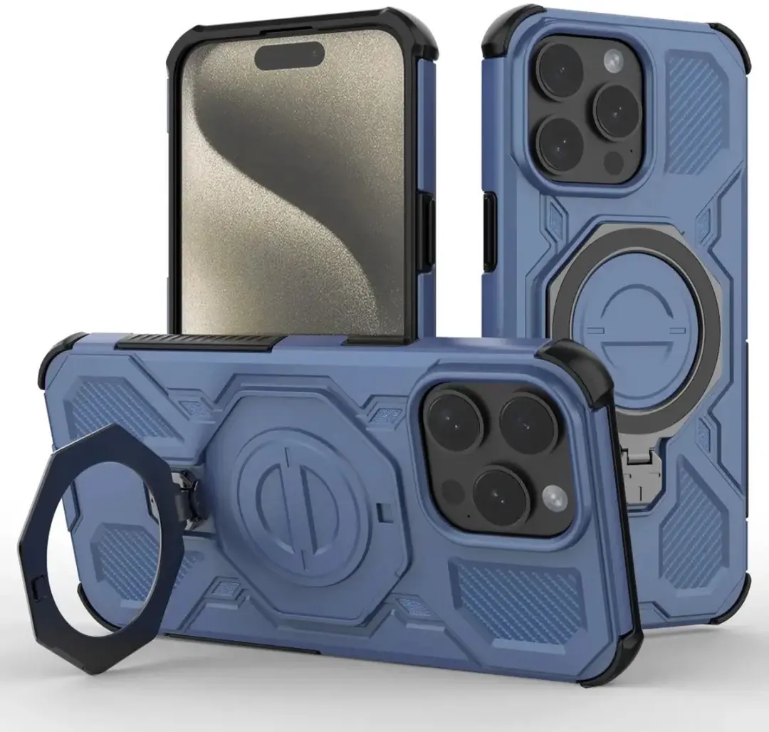 Selected Hoesje iPhone 15 Pro Max MagSafe Blauw