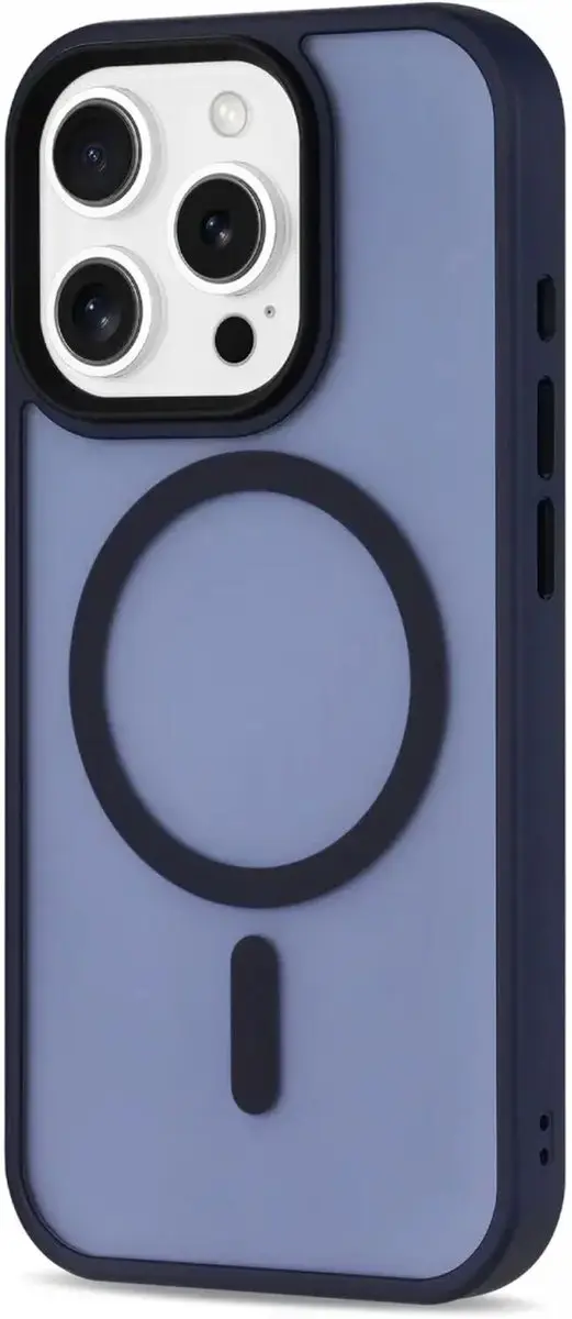 Selected Hoesje iPhone 16 Pro Max MagSafe Mat - Blauw