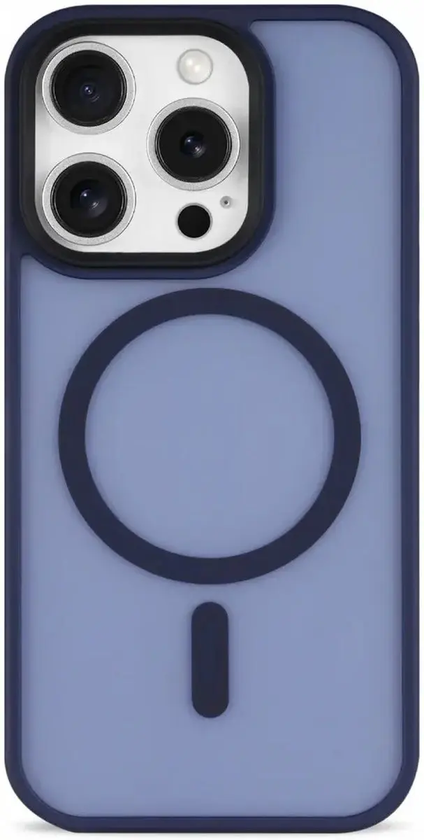 Selected Hoesje iPhone 16 Pro Max MagSafe Mat - Blauw - afbeelding 6 van 6