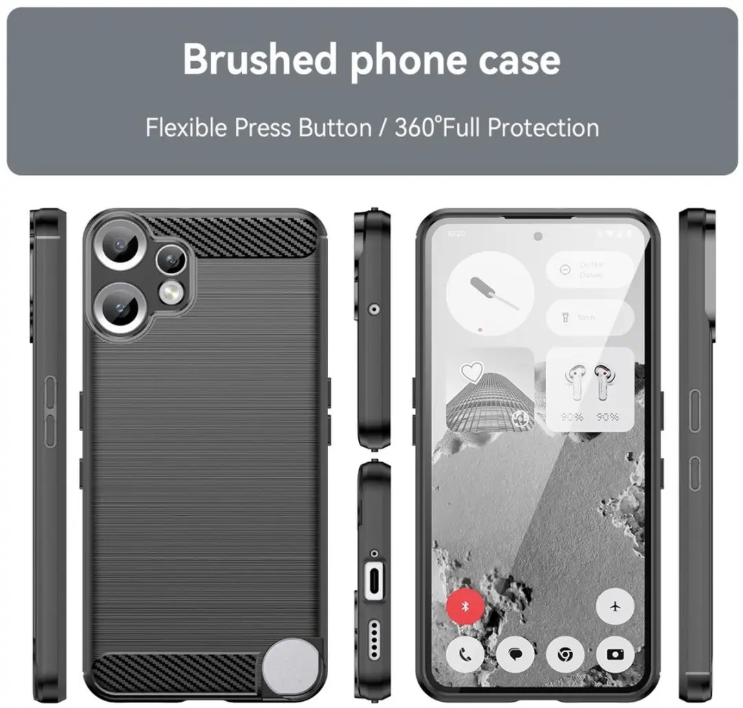 Selected TPU Hoesje Nothing CMF Phone 2 Pro - Zwart