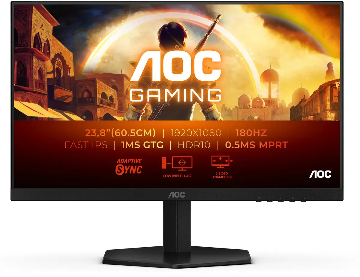 AOC 24G42E Gaming Monitor 24 inch - 180Hz - 0.5ms