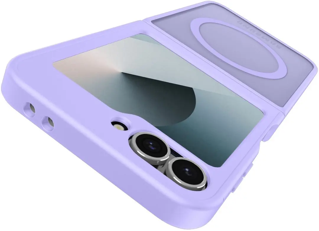 Selected Hoesje Samsung Galaxy Z Flip 6/7 FE - MagSafe - Paars