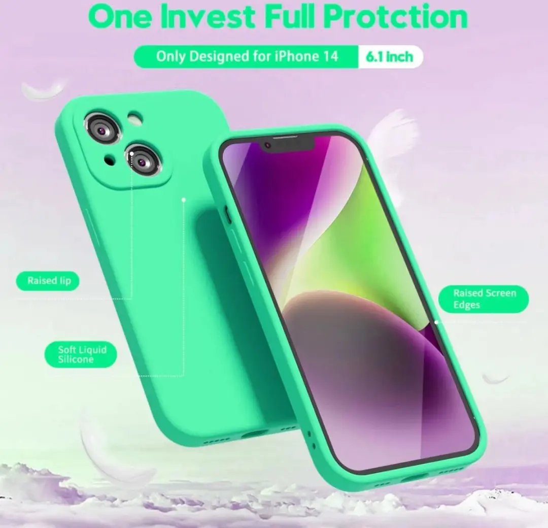 Selected by GSMpunt.nl iPhone 14 Hoesje Blauw - Dun TPU