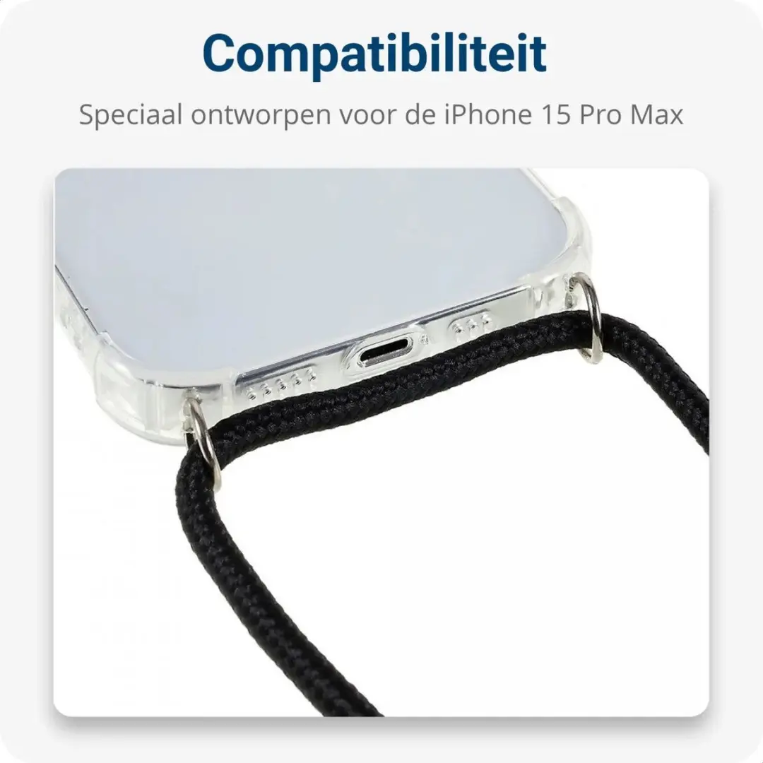 Selected Schokbestendig Hoesje iPhone 15 Pro Max - Transparant