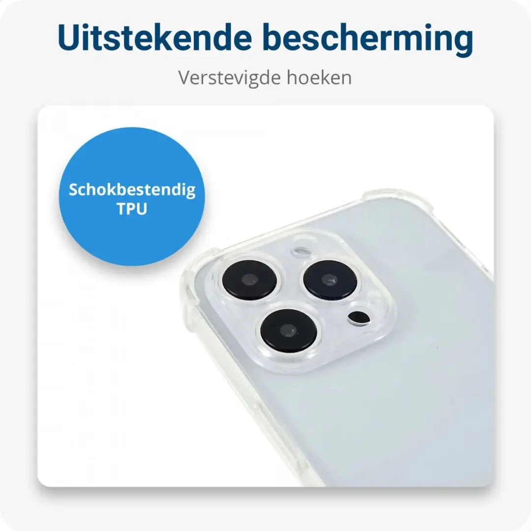 Selected Schokbestendig Hoesje iPhone 15 Pro Max - Transparant