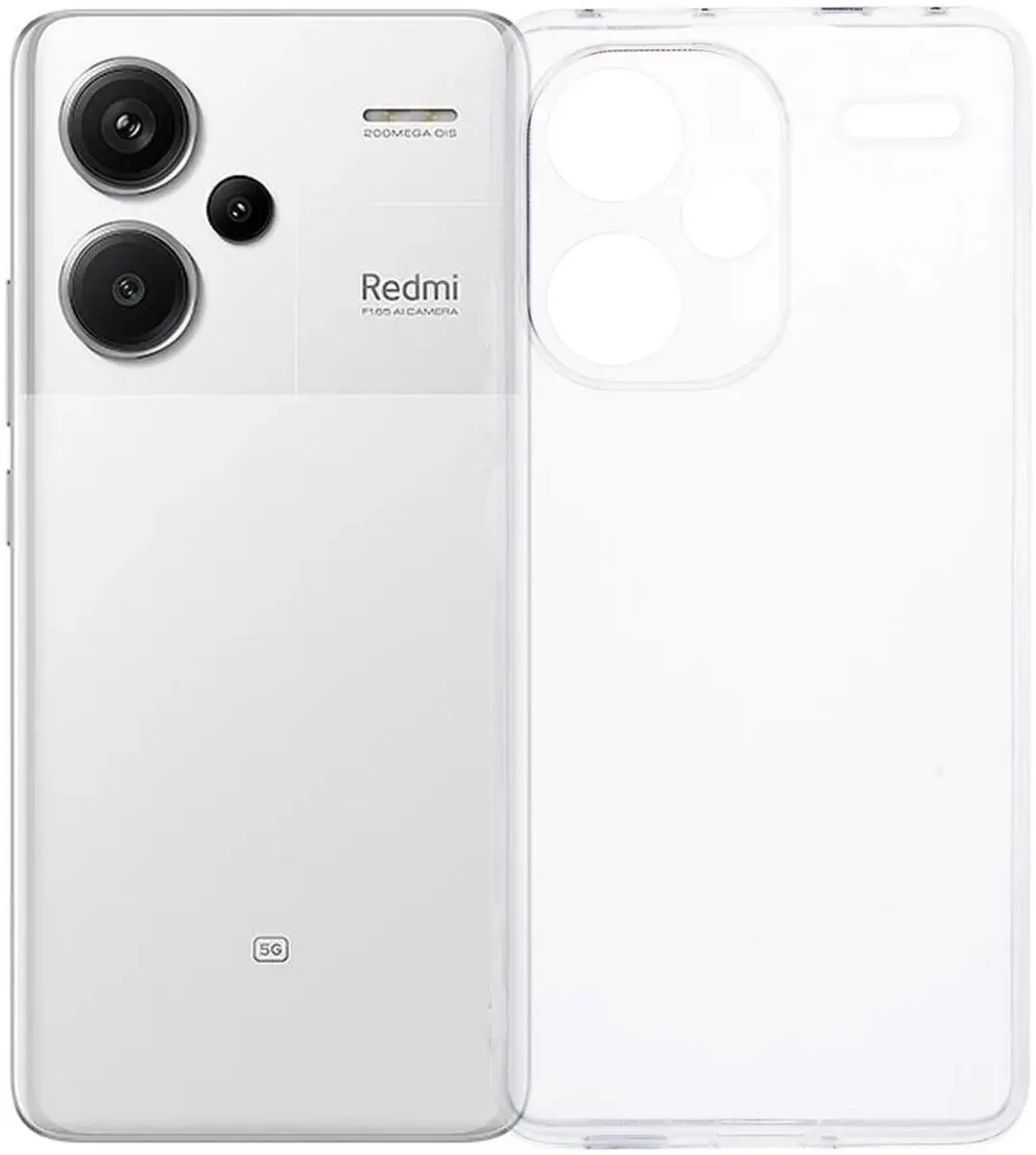 Selected Transparant TPU Hoesje Xiaomi Redmi Note 13 Pro+