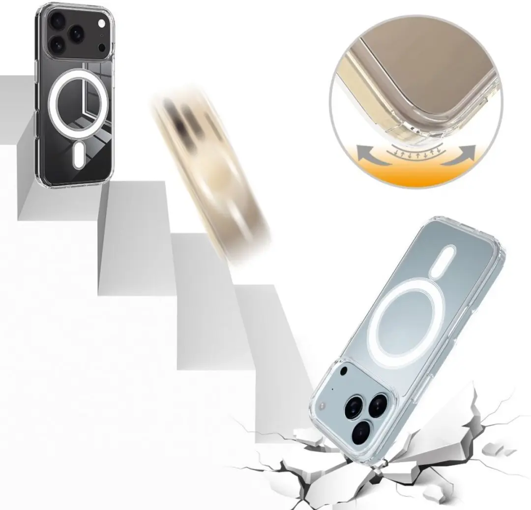 Selected by GSMpunt Transparant Hoesje iPhone 17 Pro Max - MagSafe - afbeelding 6 van 6