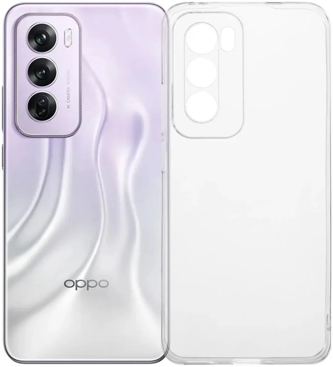 Selected Transparant TPU Hoesje Oppo Reno 12 Pro