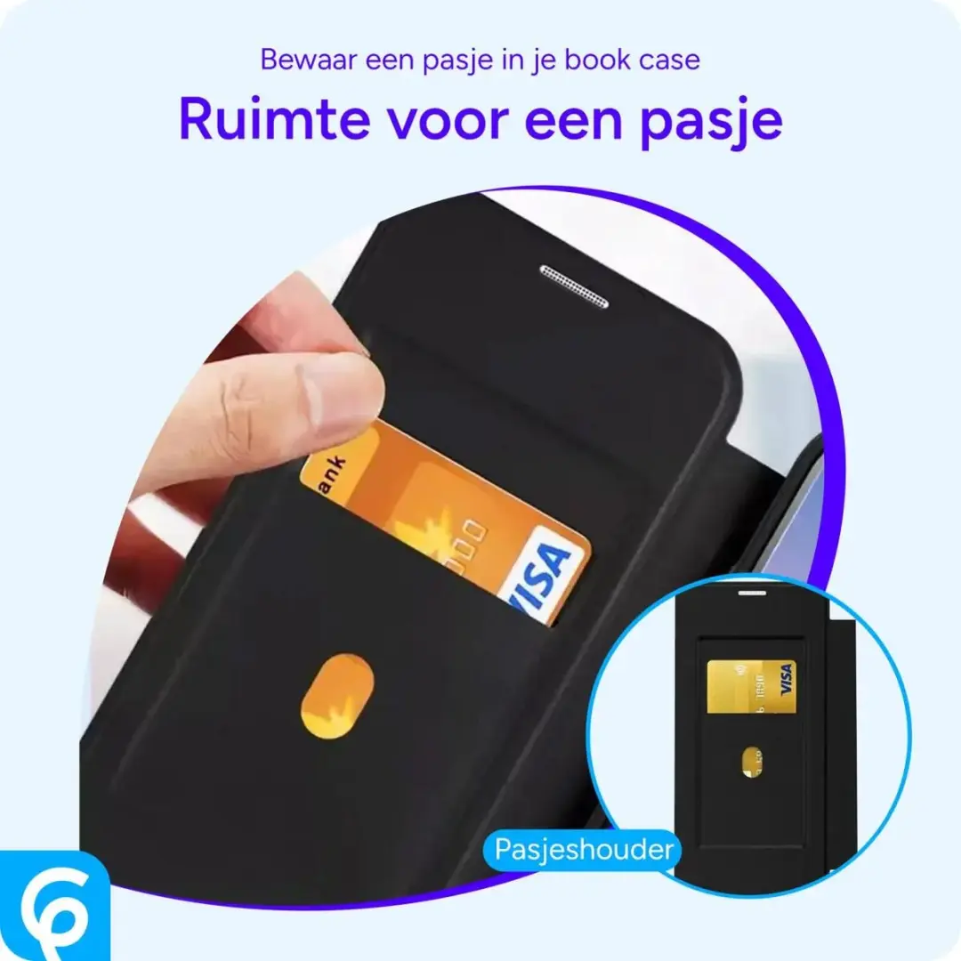 Selected Portemonnee Hoesje Samsung Galaxy S25 Ultra - MagSafe & Qi2 - Zwart