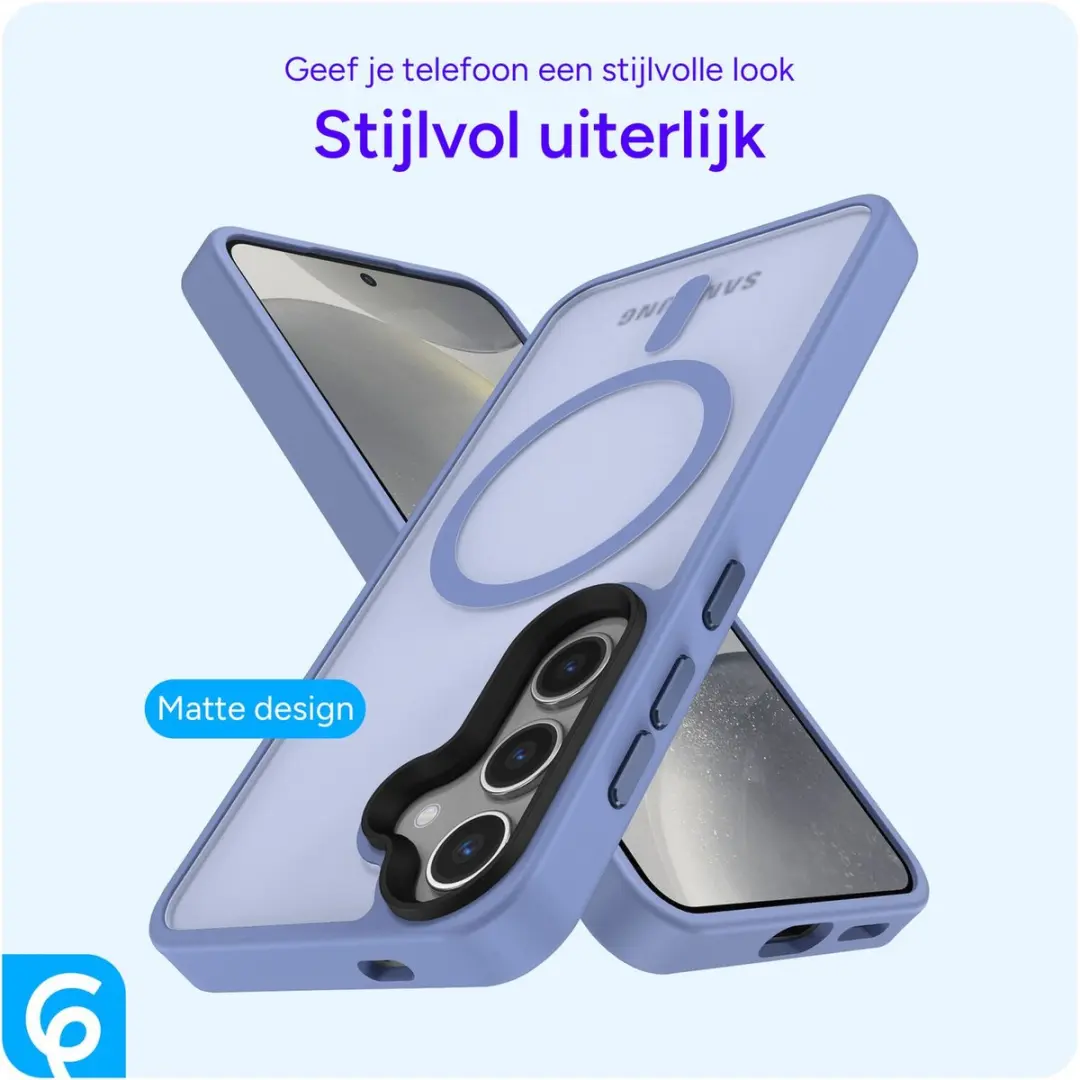 Selected Hoesje Samsung Galaxy S25 Plus MagSafe Blauw