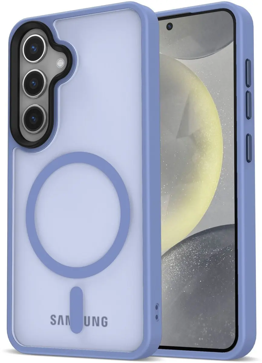 Selected Hoesje Samsung Galaxy S25 Plus MagSafe Blauw