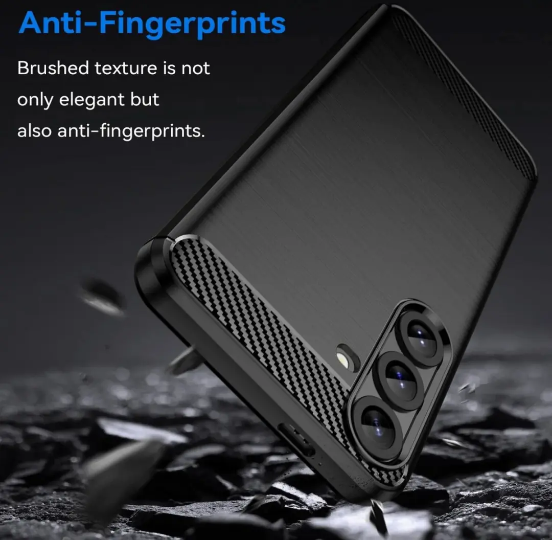 Selected TPU Hoesje Samsung Galaxy S25 Plus - Zwart